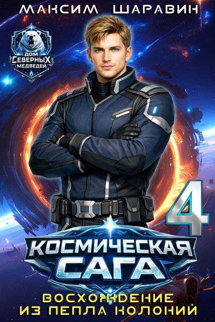 Обложка книги Космическая сага: Восхождение из пепла колоний