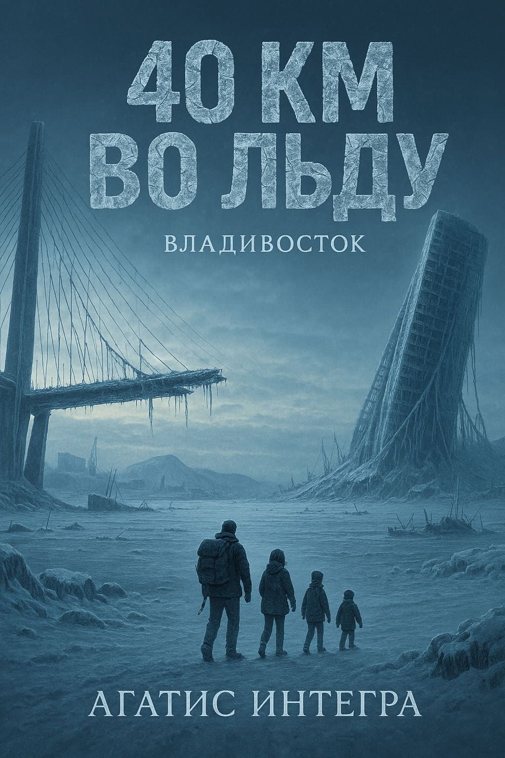 Обложка книги 40 км во льду
