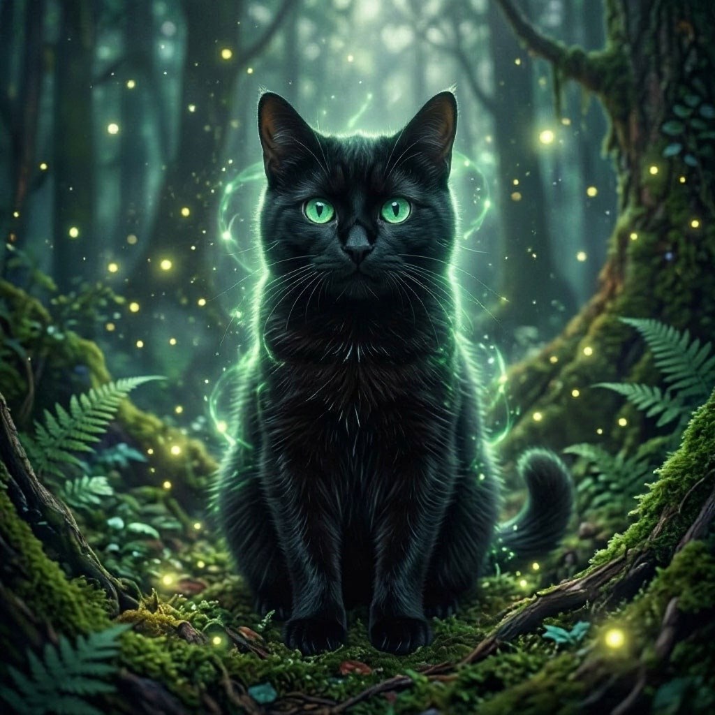 Обложка книги Сказка про девочку Любиму, дремучий лес и черного кота