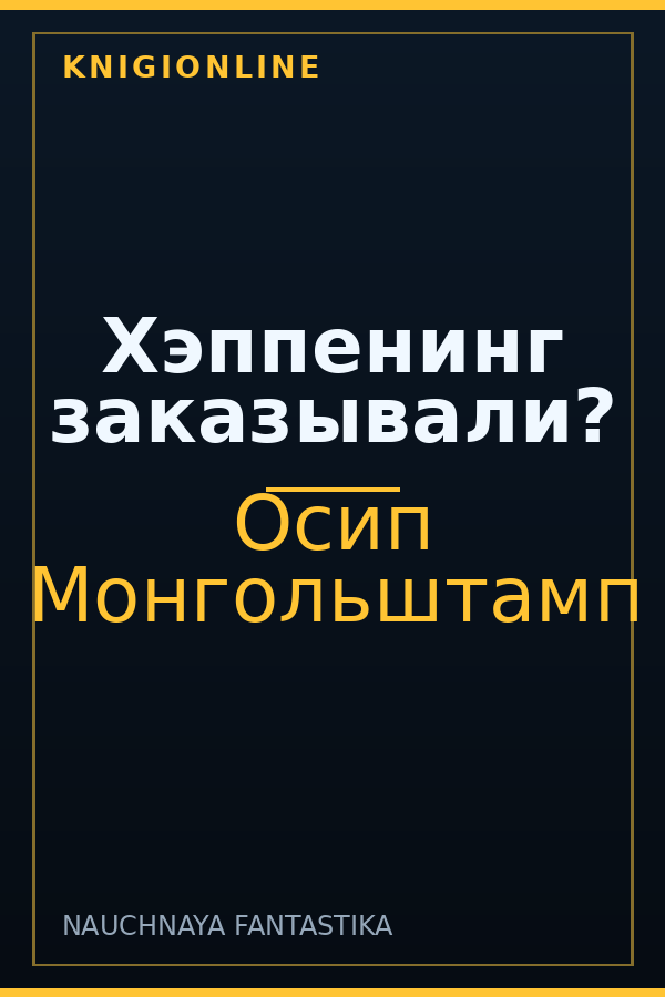 Обложка книги Хэппенинг заказывали?