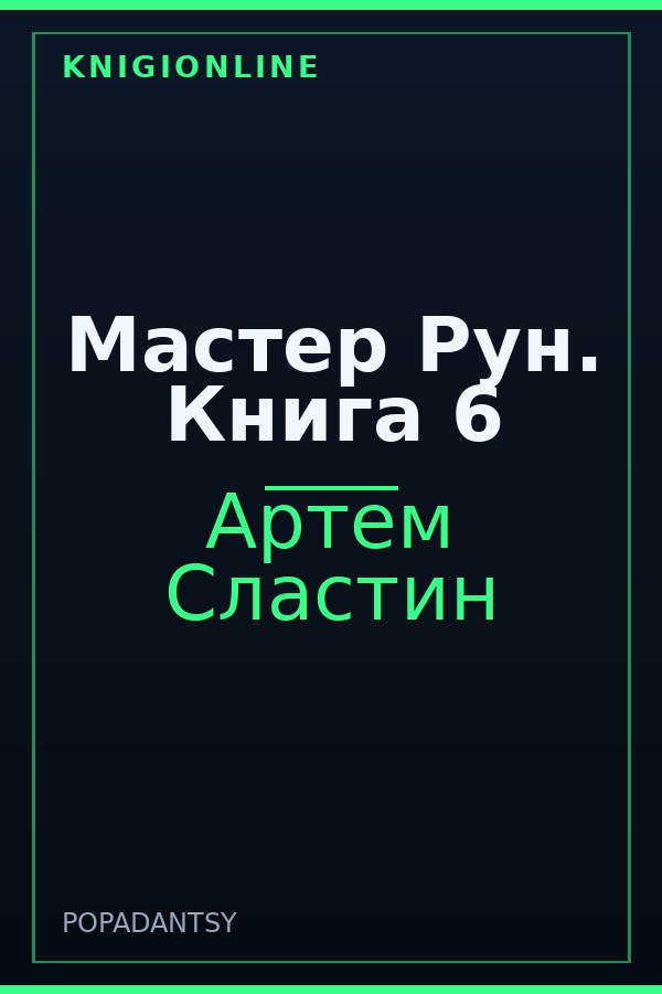 Обложка книги Мастер Рун. Книга 6