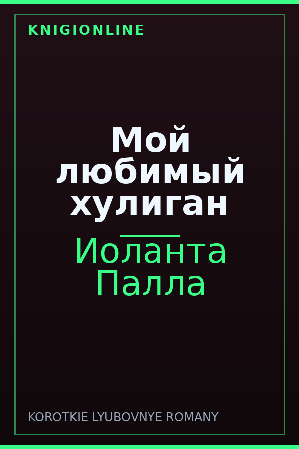 Обложка книги Мой любимый хулиган