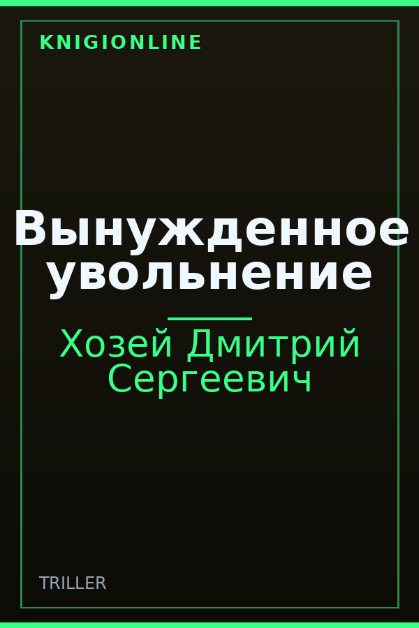 Обложка книги Вынужденное увольнение