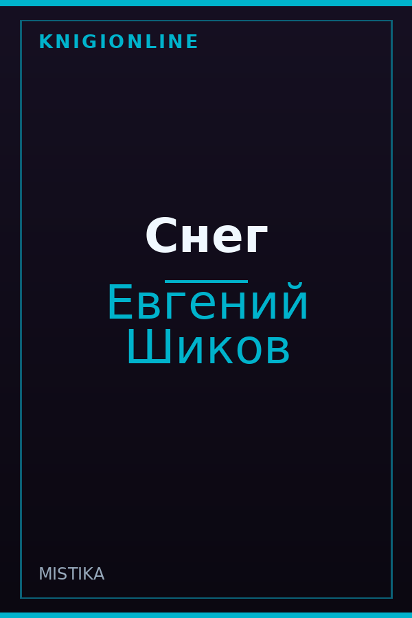 Обложка книги Снег