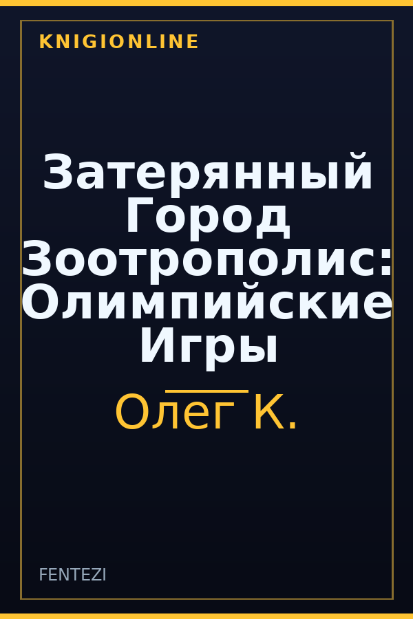 Обложка книги Затерянный Город Зоотрополис: Олимпийские Игры