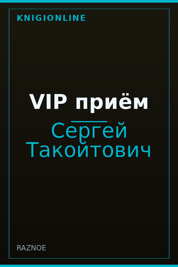 Обложка книги VIP приём