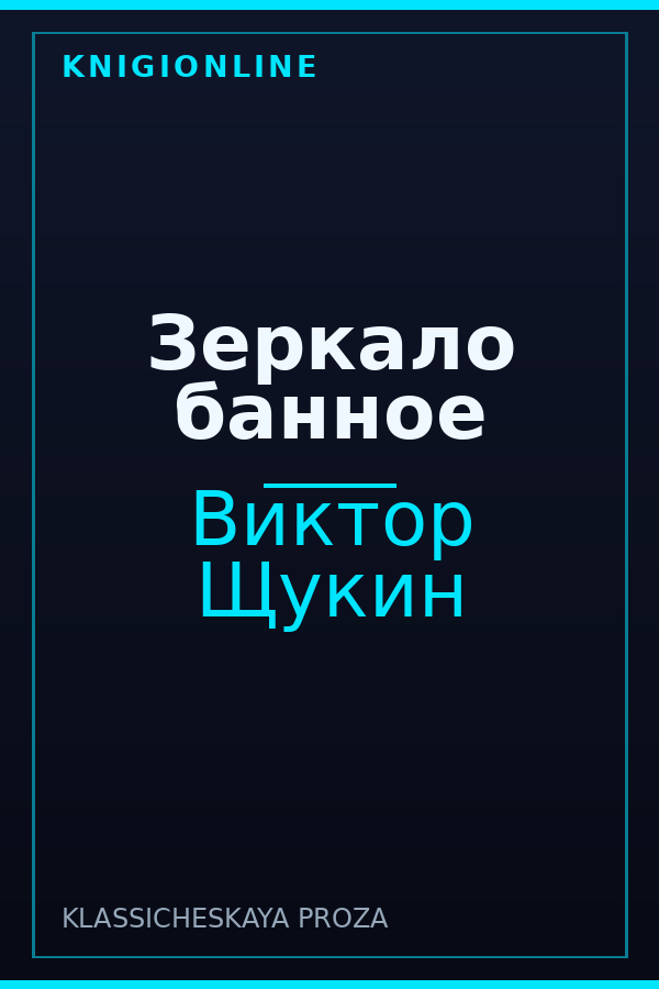 Обложка книги Зеркало банное