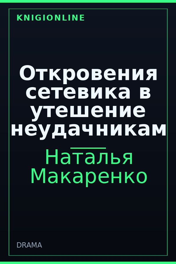 Обложка книги Откровения сетевика в утешение неудачникам