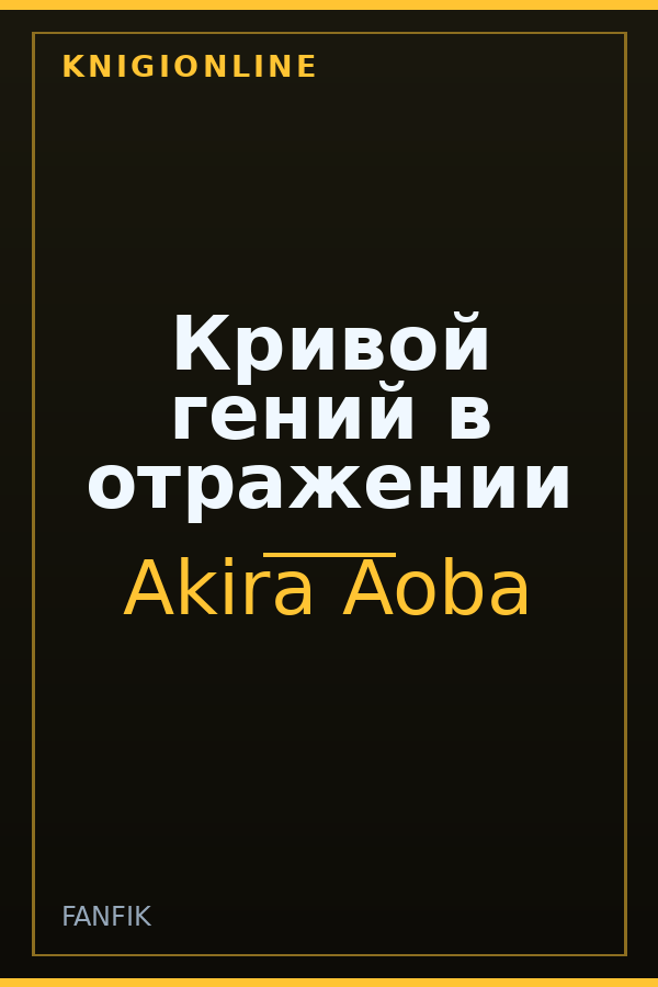 Обложка книги Кривой гений в отражении