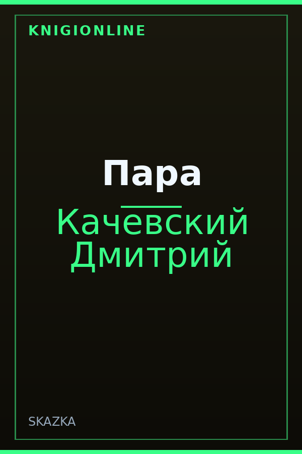 Обложка книги Пара