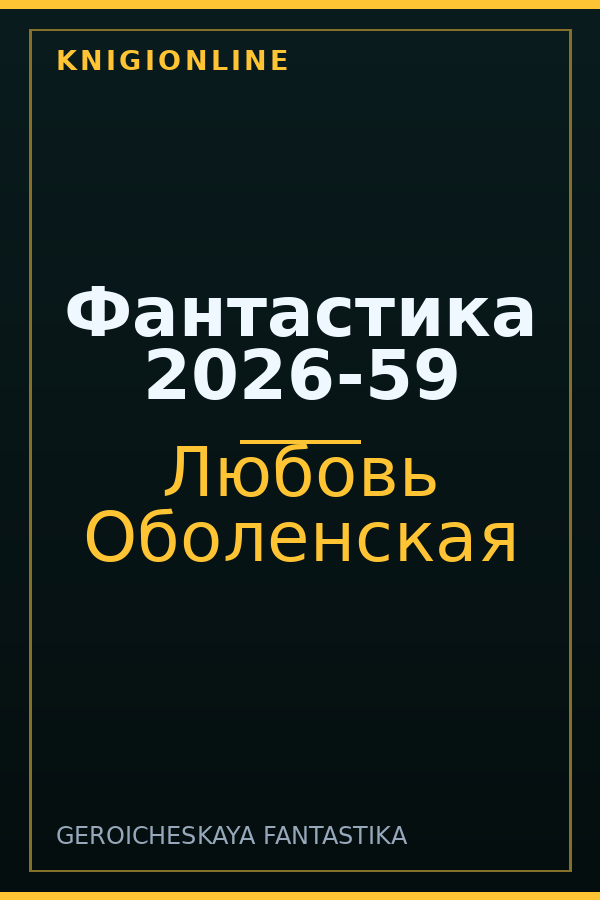 Обложка книги Фантастика 2026-59