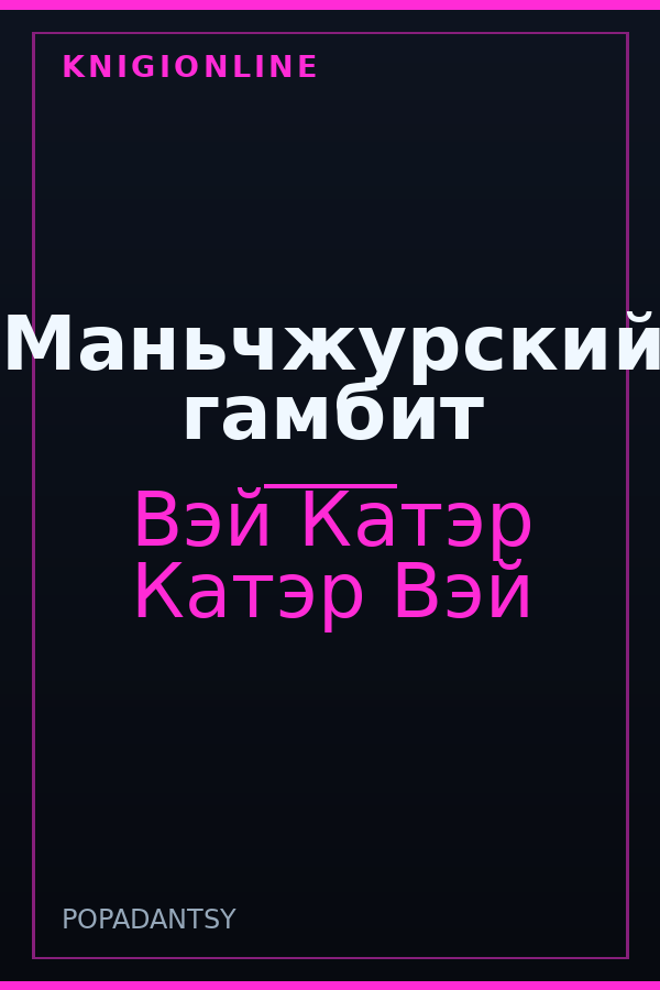 Обложка книги Маньчжурский гамбит