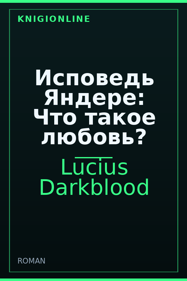 Обложка книги Исповедь Яндере: Что такое любовь?