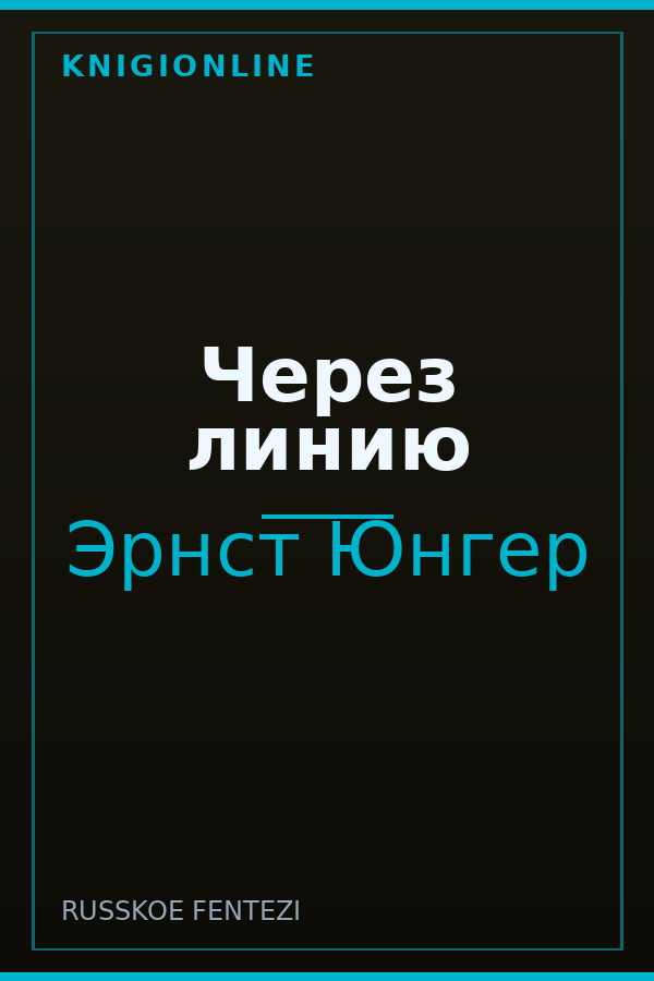 Обложка книги Через линию