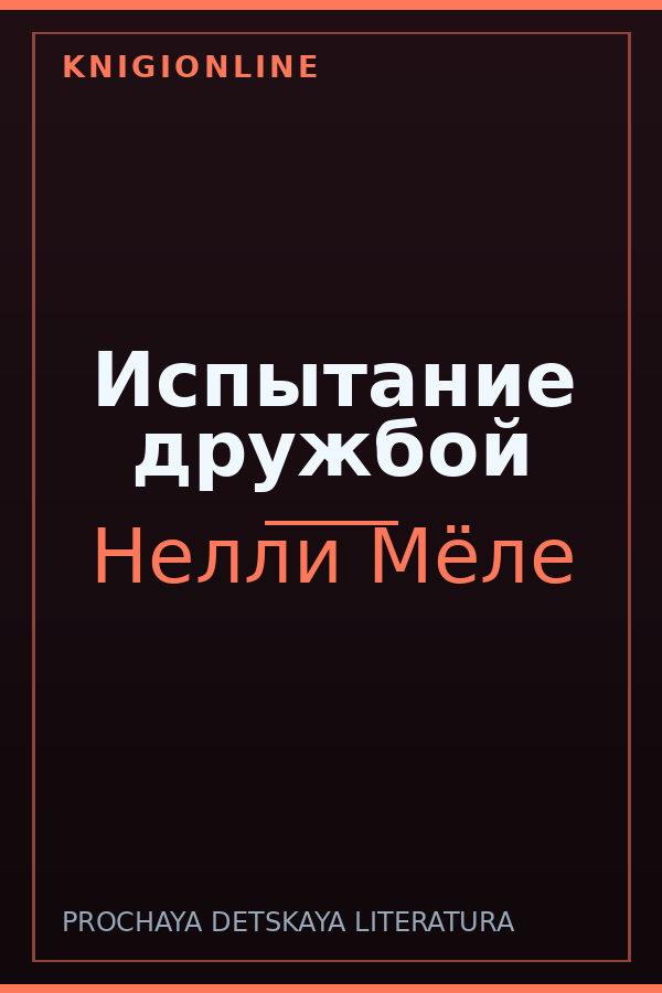 Обложка книги Испытание дружбой