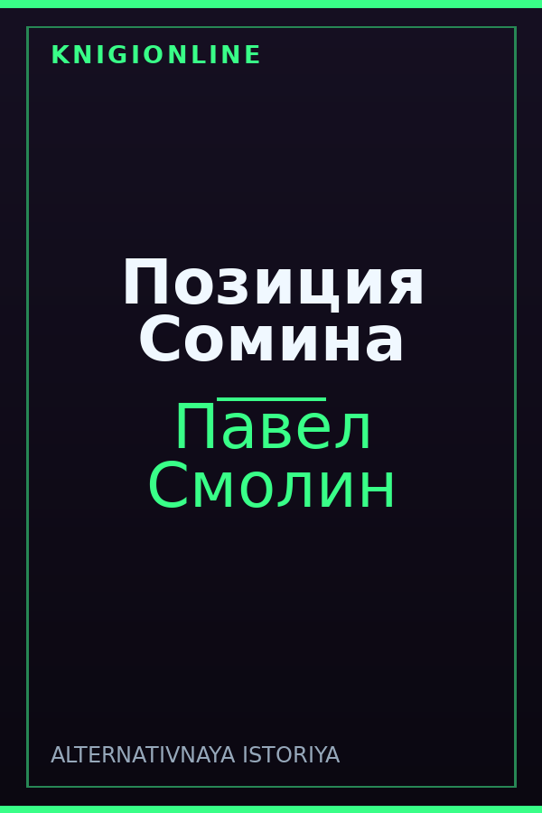 Обложка книги Позиция Сомина