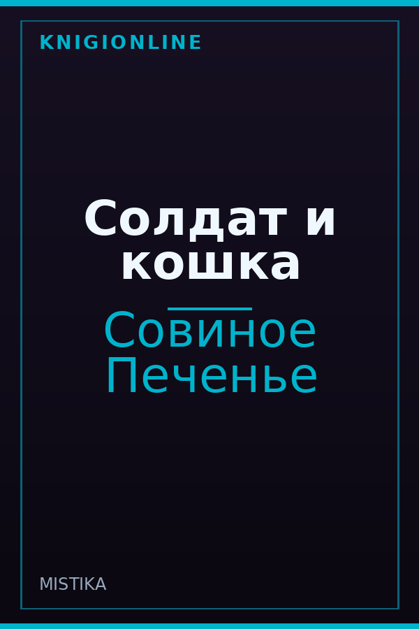 Обложка книги Солдат и кошка