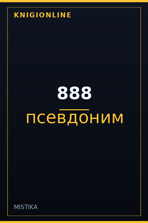 Обложка книги 888