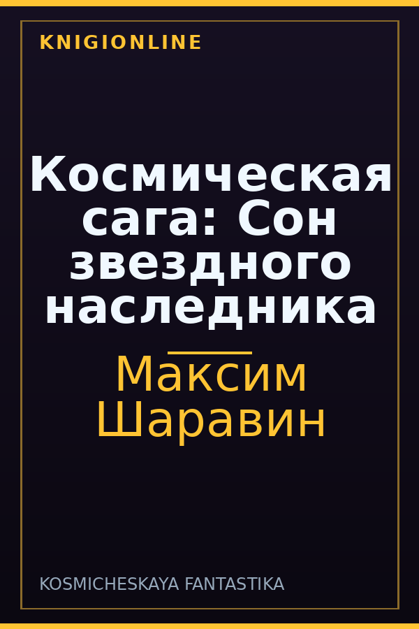 Обложка книги Космическая сага: Сон звездного наследника
