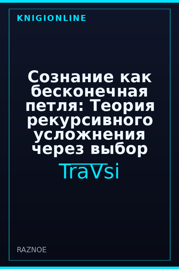 Обложка книги Сознание как бесконечная петля: Теория рекурсивного усложнения через выбор