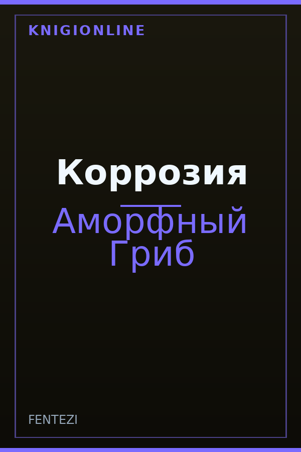 Обложка книги Коррозия