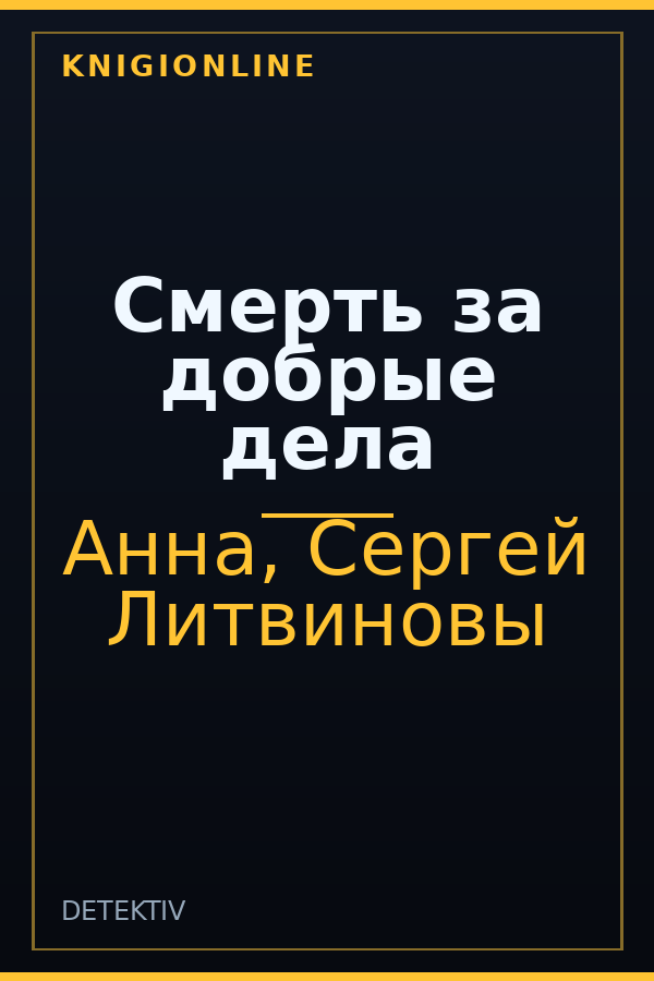Обложка книги Смерть за добрые дела