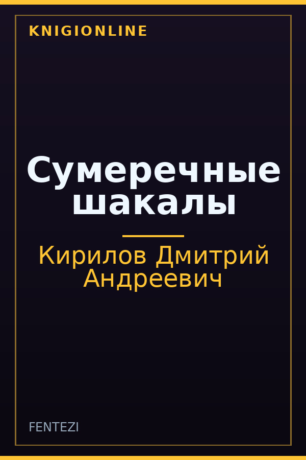 Обложка книги Сумеречные шакалы