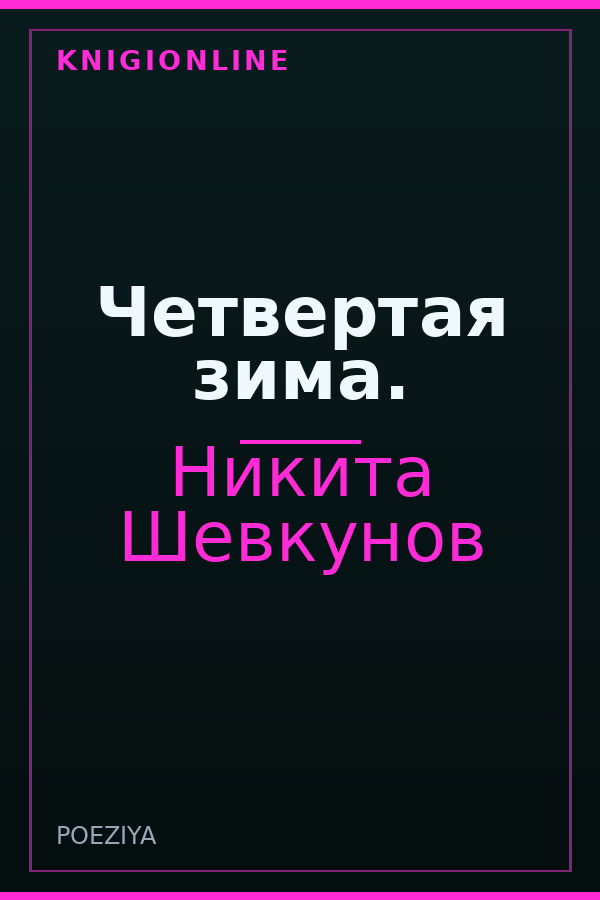 Обложка книги Четвертая зима.