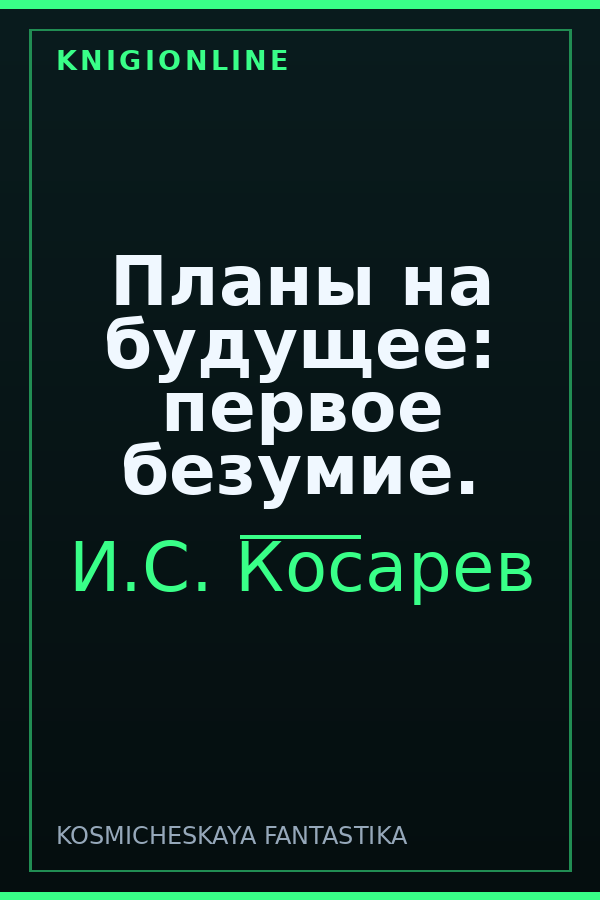 Обложка книги Планы на будущее: первое безумие.