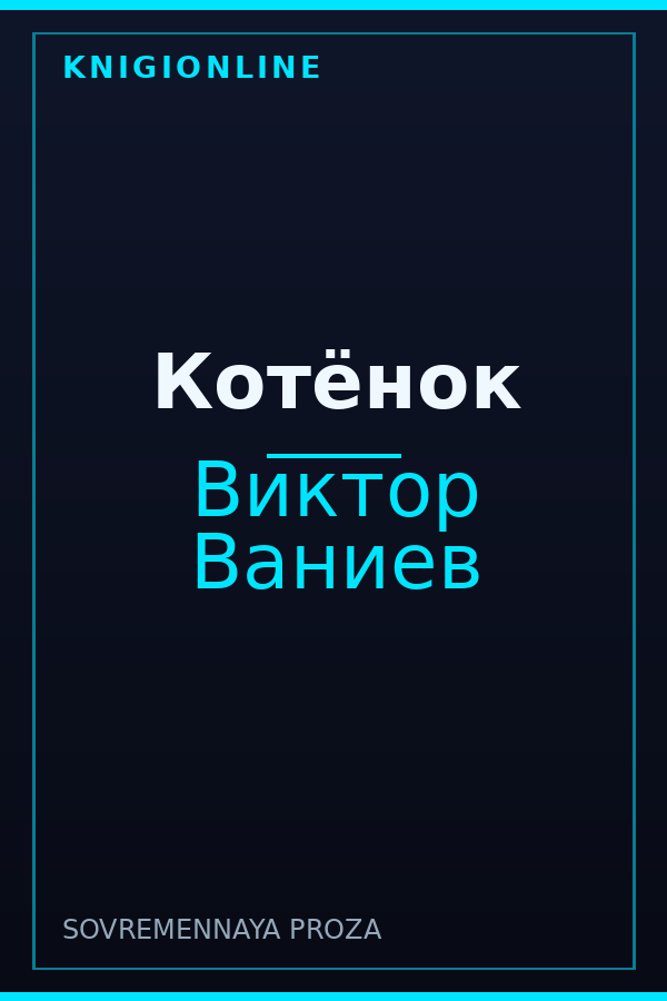 Обложка книги Котёнок