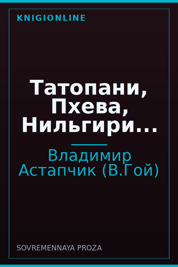Обложка книги Татопани, Пхева, Нильгири...
