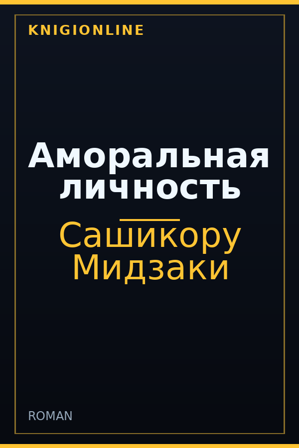 Обложка книги Аморальная личность