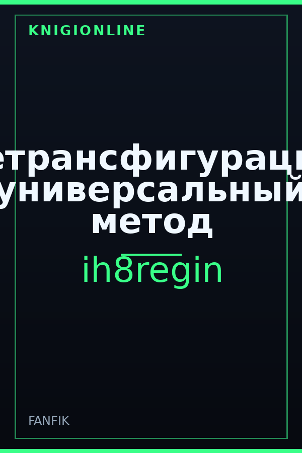 Обложка книги Детрансфигурация, универсальный метод