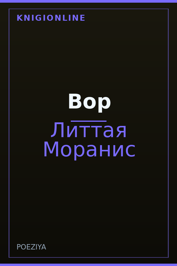 Обложка книги Вор