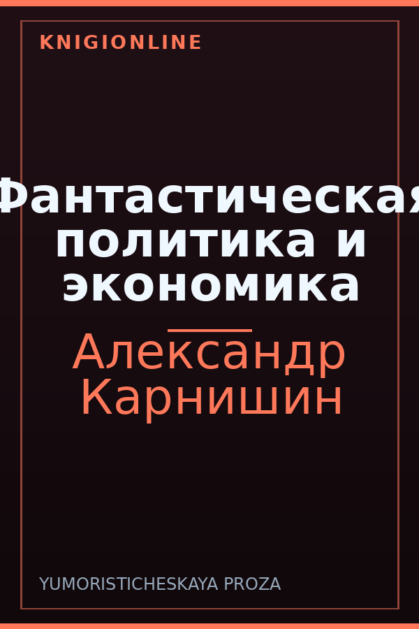 Обложка книги Фантастическая политика и экономика