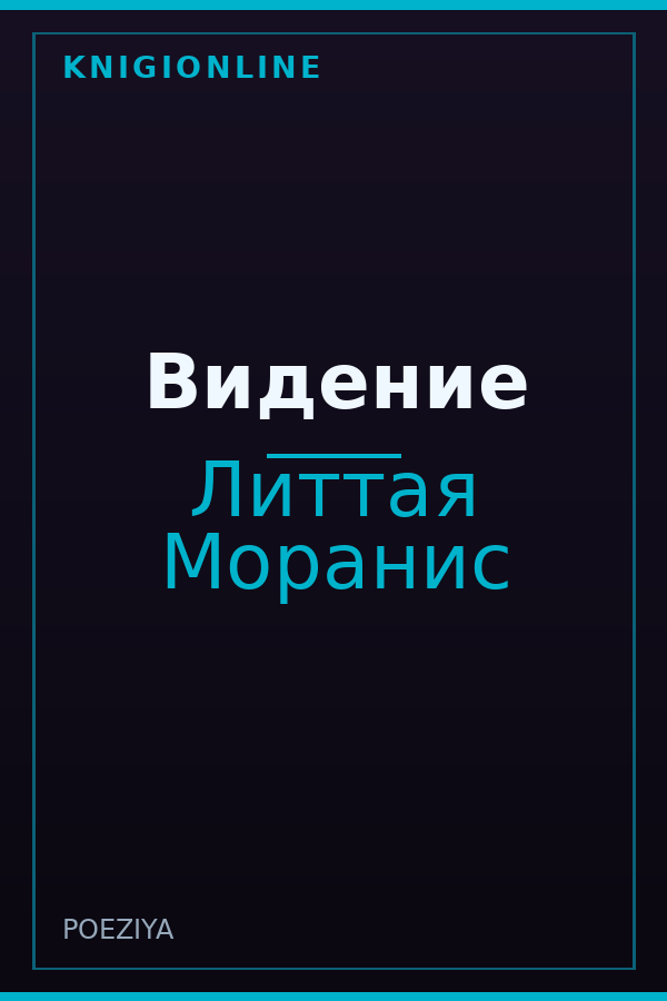 Обложка книги Видение