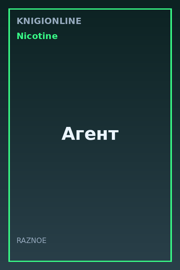 Обложка книги Агент