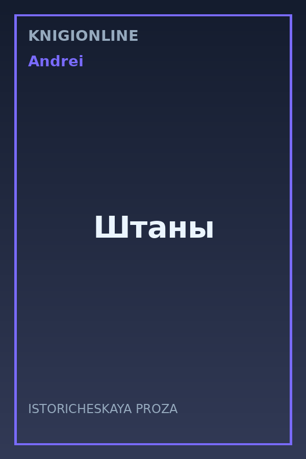 Обложка книги Штаны