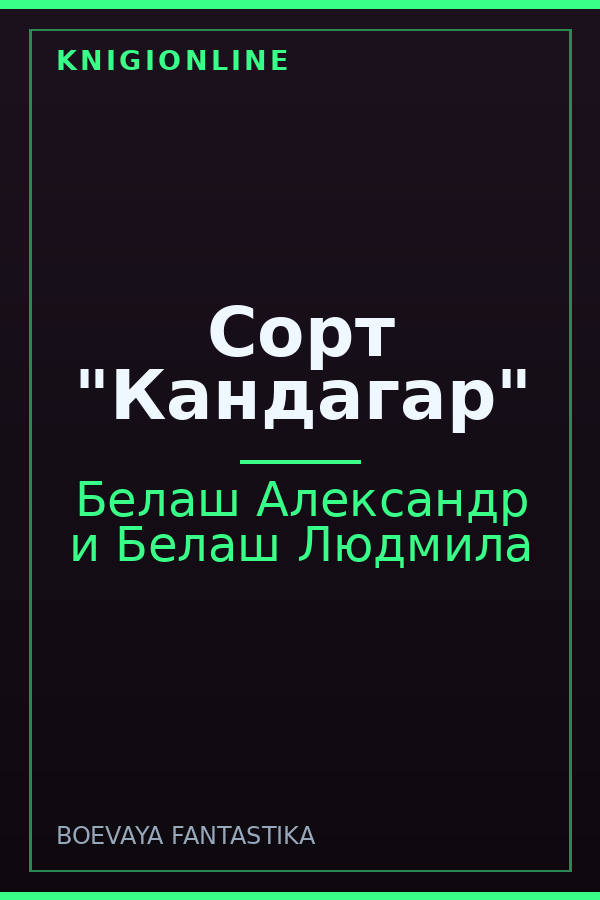 Обложка книги Сорт "Кандагар"