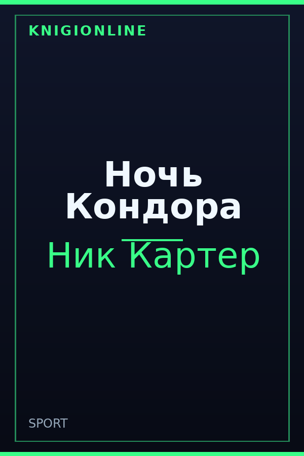 Обложка книги Ночь Кондора