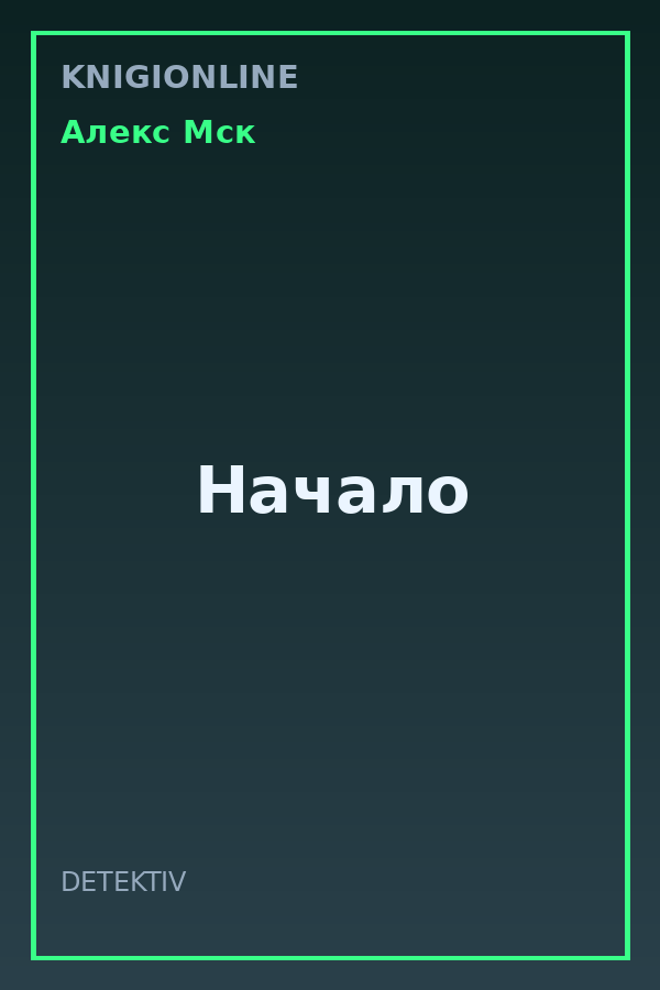 Обложка книги Начало