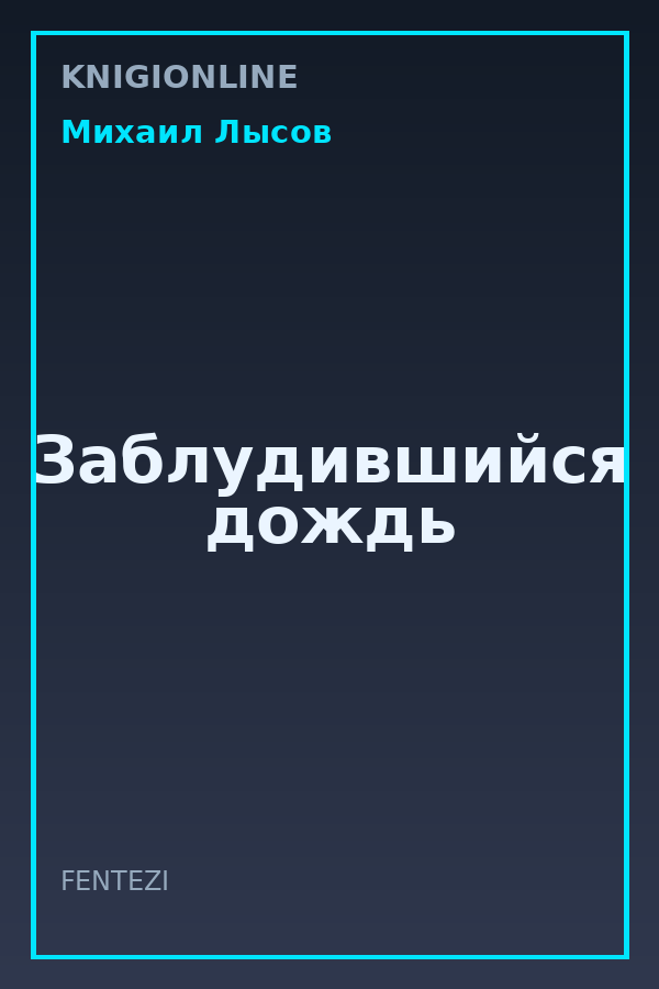 Обложка книги Заблудившийся дождь
