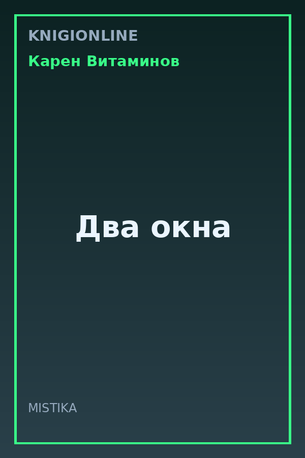 Обложка книги Два окна