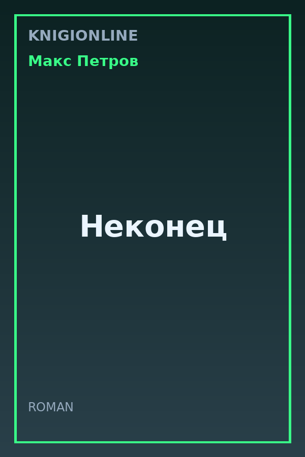 Обложка книги Неконец
