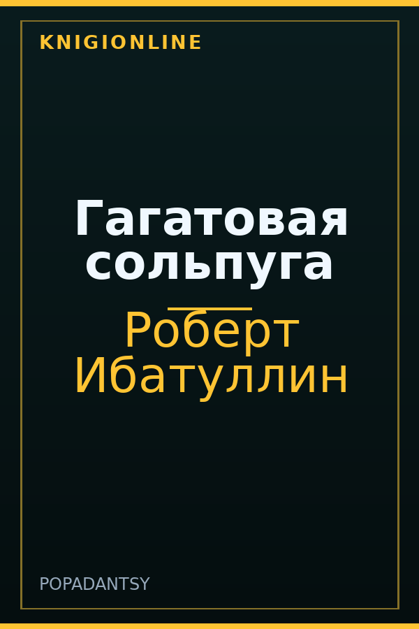 Обложка Гагатовая сольпуга