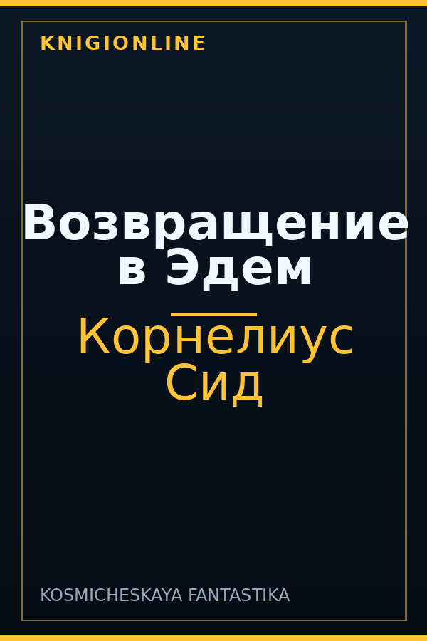 Обложка книги Возвращение в Эдем