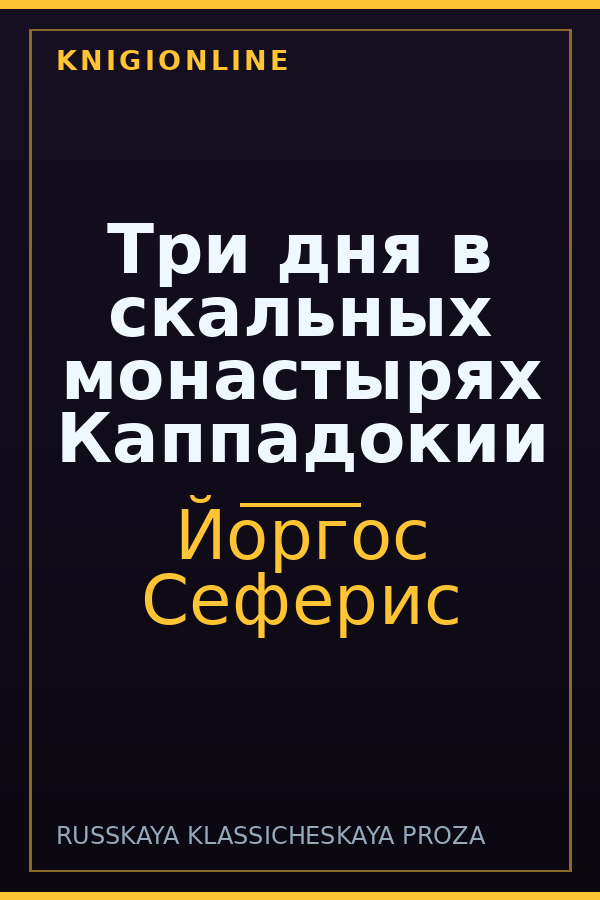 Обложка книги Три дня в скальных монастырях Каппадокии