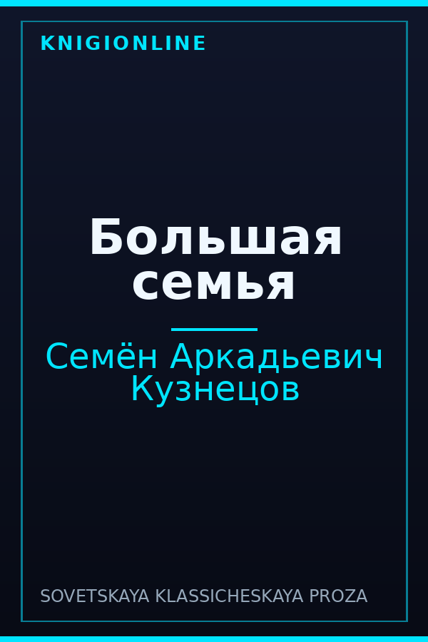 Обложка книги Большая семья