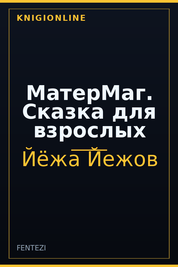 Обложка книги МатерМаг. Сказка для взрослых