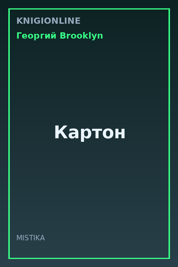 Обложка книги Картон